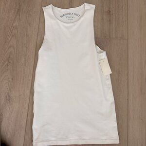 this white top is a size S from Aeropostale.
